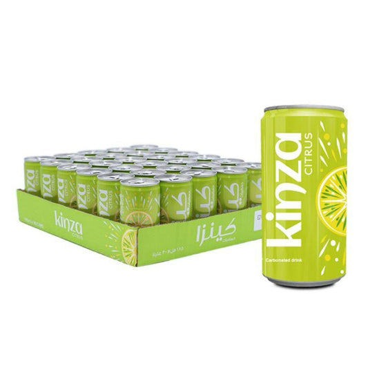 Kinza Citrus Can 185ml (Pack of 30 Pieces)